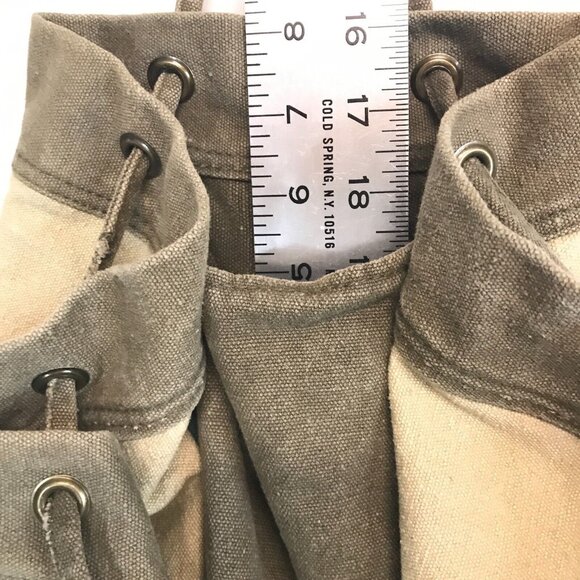 Woolrich World Travel Adventures Canvas Duffle Soft/Base Ball Carry Bag 28"X16" - Picture 12 of 16